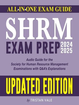 cover image of SHRM Exam Prep 2024-2025
